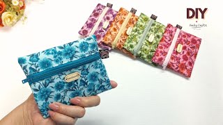 Zipper Pouch Ideas within10 minutes Gift idea [upl. by Ecidnak]