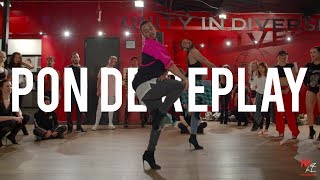 YANIS MARSHALL HEELS CHOREOGRAPHY quotPON DE REPLAYquot RIHANNA MILLENNIUM DANCE COMPLEX [upl. by Aisul]