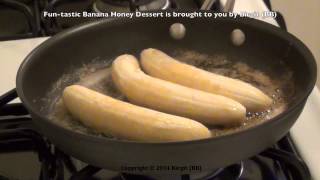 Banana Honey Dessert  gebackene Banane mit Honig  Nachtisch  Desert [upl. by Ytoc]