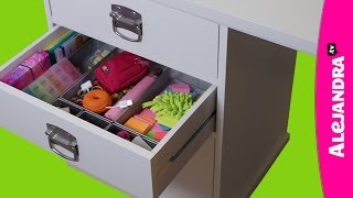 How to Organize Your Desk Drawers Part 3 of 9 Home Office Organization Series [upl. by Ettebab253]