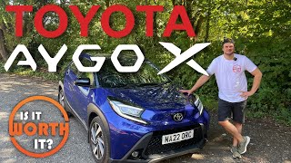 2022 TOYOTA AYGO X  IS IT WORTH IT TOYOTAS ENTRY LEVEL CROSSOVER TEST DRIVE REVIEW aygox toyota [upl. by Nylra180]