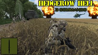 ARMA REFORGER  3 COMMANDO HEDGEROW HELL MILSIM [upl. by Noivert]