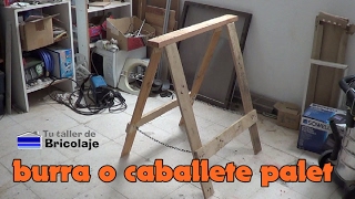 Cómo hacer CABALLETES de madera PLEGABLES 👉😉 [upl. by Rickey]