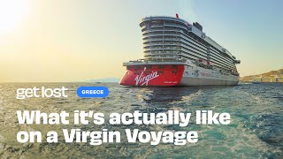 What its actually like on a Virgin Voyage  Greek Island Glow review [upl. by Tomkiel]