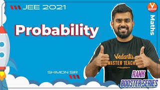 Probability JEE  Rank Booster 🚀  JEE 2021  JEE Maths  Vedantu JEE Enthuse English  Shimon Sir [upl. by Nance116]