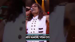 Faustão na Band Luiz Caldas levanta plateia com o clássico quotTietaquot shorts [upl. by Inami]