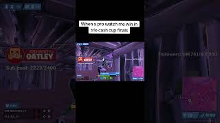 Oatley watch me win his game in trio cash cup finals fortnite drakyx [upl. by Esnahc607]