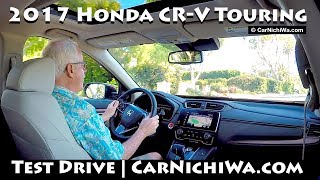 2017 Honda CRV Touring  Test Drive  CarNichiWacom [upl. by Ahsilrae]