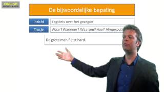 Zinsdelen aflevering 5  de bijwoordelijke bepaling [upl. by Hortensia]