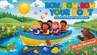 quot🚣 Sing Along The Ultimate Row Row Row Your Boat Nursery Rhyme Experience 🌊🎶quot [upl. by Evelunn]