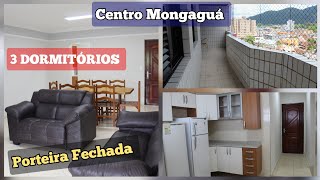 MOBILIADO Apartamento com 3 dormitórios à venda Centro de Mongaguá [upl. by Gottuard]