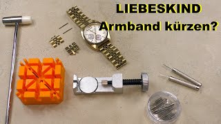 Liebeskind Uhren Armband kürzenBand ArmbanduhrUhr kürzenBand KürzenUhrenArmband kürzenLifehack [upl. by Noyk]