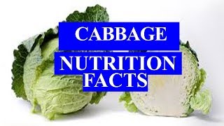 CABBAGE HEALTH BENEFITS AND NUTRITION FACTS [upl. by Auqkinahs194]