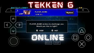 PPSSPP Tekken 6 Online Multiplayer Tutorial and Gameplay [upl. by Radbourne]