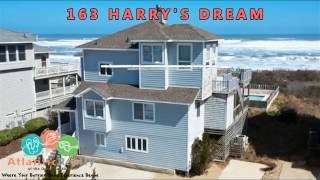 163 Harrys Dream Oceanfront Outer Banks Vacation Rental House Duck NC [upl. by Ylenats107]