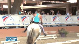 La voltige au Générali Open de France Poney 2013  Equidia [upl. by Eenhpad]