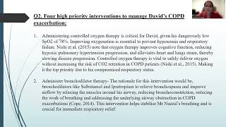 Davids COPD exacerbation Presentation [upl. by Ahsino]