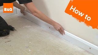 How to fit skirting boards part 2 fixing the skirting boards [upl. by Strauss]