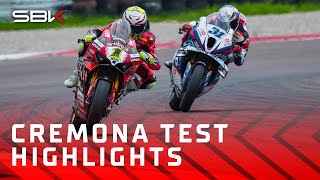 HIGHLIGHTS from the firstever test at Cremona 🛠️  2024 Cremona WorldSBK Test [upl. by Nuahc]