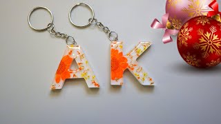 Resin keychain tutorial for Beginners  Epoxy resin keychains DIY Resin Art Artshabits [upl. by Llednyl423]