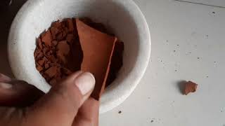 Preparation Clay Powder [upl. by Ydnes]