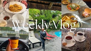 Weekly Vlog Running arrandsAttending Absa Champagne in Africa festival Date night Spa date [upl. by Isbella]