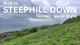 Walk up to Steephill Down Ventnor 23 April 2024 [upl. by Michaella]