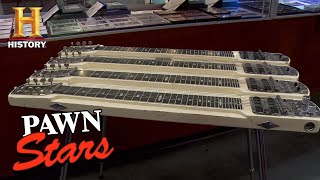 Pawn Stars A Custom Fender Steel Guitar Impresses Corey Season 13  History [upl. by Luciana]