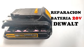 cómo reparar una batería dewalt de 20v [upl. by Cobbie]