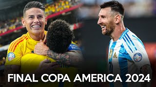 COLOMBIA VS ARGENTINA  PREDICCION FINAL COPA AMERICA 2024 [upl. by Culbert]