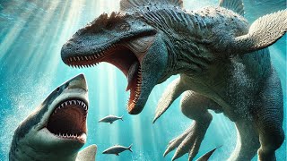 Dinosaurios Peligrosos Top 10 De Las Criaturas Marinas Prehistóricas Más Letales [upl. by Lertnek]