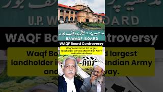 WAQF Board Controversy 3rd Largest Landholder in India [upl. by Cozza]