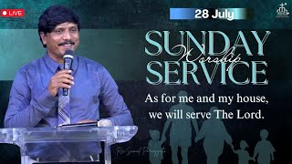 Sunday Service Live  28 July 2024  Rev Samuel Paramjyothi  RhemaMBNR [upl. by Kier]