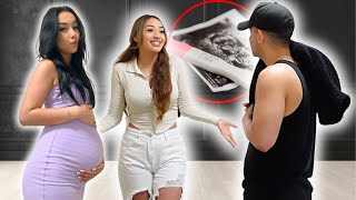 LITTLE SISTER IS PREGNANT PRANK ON ALEX [upl. by Hildick]