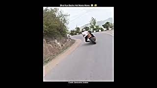 Bhai Kya Bacha Hai Marte Marte 😱🥶motovlog viral ytshorts chapri crash reels vlog [upl. by Ainoet]