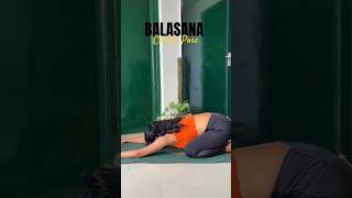 Beginners Pose  3  BALASANA  Childs Pose  yoga balasana [upl. by Halsy532]