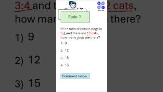 Maths Ratio Question shorts [upl. by Elpmet]