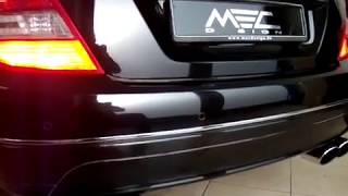 MEC Design W204 C200 Exhaust  Sound Version Daytona [upl. by Idnahk405]