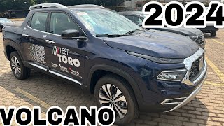 CONHEÇA A NOVA FIAT TORO 2024 VERSÃO VOLCANO 13 TURBO FLEX l A LÍDER DE VENDAS DO SEGMENTO [upl. by Noicpecnoc]