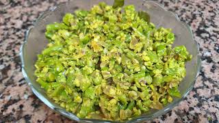 Achinga Payar thoran  Long beans stir fry  Landscape of food [upl. by Beutner700]