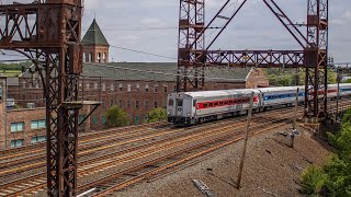 8 Hours of New Haven Line Trains  South Norwalk Westport amp Fairfield w Races and Horn 52123 [upl. by Carper]