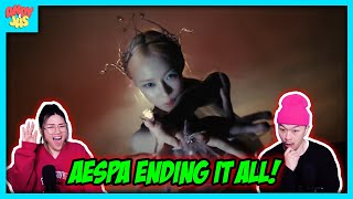 aespa 에스파 Armageddon MV  REACTION  OUR INTERPRETATION [upl. by Lattimer]