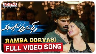 AlluduAdhurs​  Ramba Oorvasi Full Video Song  Bellamkonda Sreenivas  Monal Gajjar  Mangli  DSP [upl. by Rellia987]