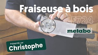 Fraiseuse à bois LF724 METABO [upl. by Emily]