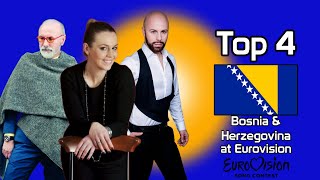 Bosnia amp Herzegovina At The Eurovision Song Contest 20102023 My Top 4 [upl. by Aicemak122]