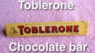 Toblerone Chocolate Bar [upl. by Nymassej]