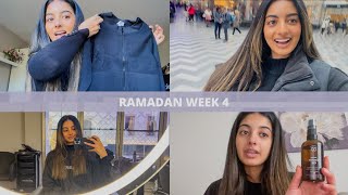 Ramadan Vlog Week 4  Period Pains Gym Clothes and Getting My Hair Done [upl. by Ner451]