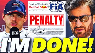 MAX VERSTAPPEN FURIOUS At FIA After SHOCKING STATEMENT Ahead AUSTIN GP  F1 NEWS [upl. by Oicneserc]