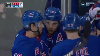 Artemi Panarin scores goal against Petr Mrazek  4012024 [upl. by Ahsined]