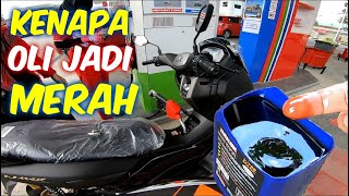 1500 KM Pakai Pertamax Turbo Oli Mesin New Nmax 2020 Jadi Merah  Pertamax Turbo Tidak Cocok [upl. by Nakashima]